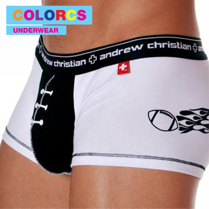 Colorcs [Ready Stock] [Size M-XL] Andrew Christian Soccer / Baseball Player Design Style Boxer
