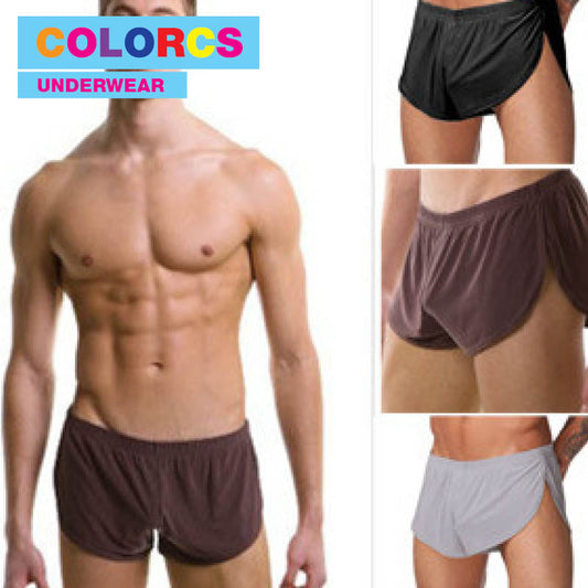 Colorcs [Ready Stock]  Manly Apollo Comfy Short Plain Classic Tarzan Design in 4 Colors  阿波羅開遍泰山透風内褲短褲