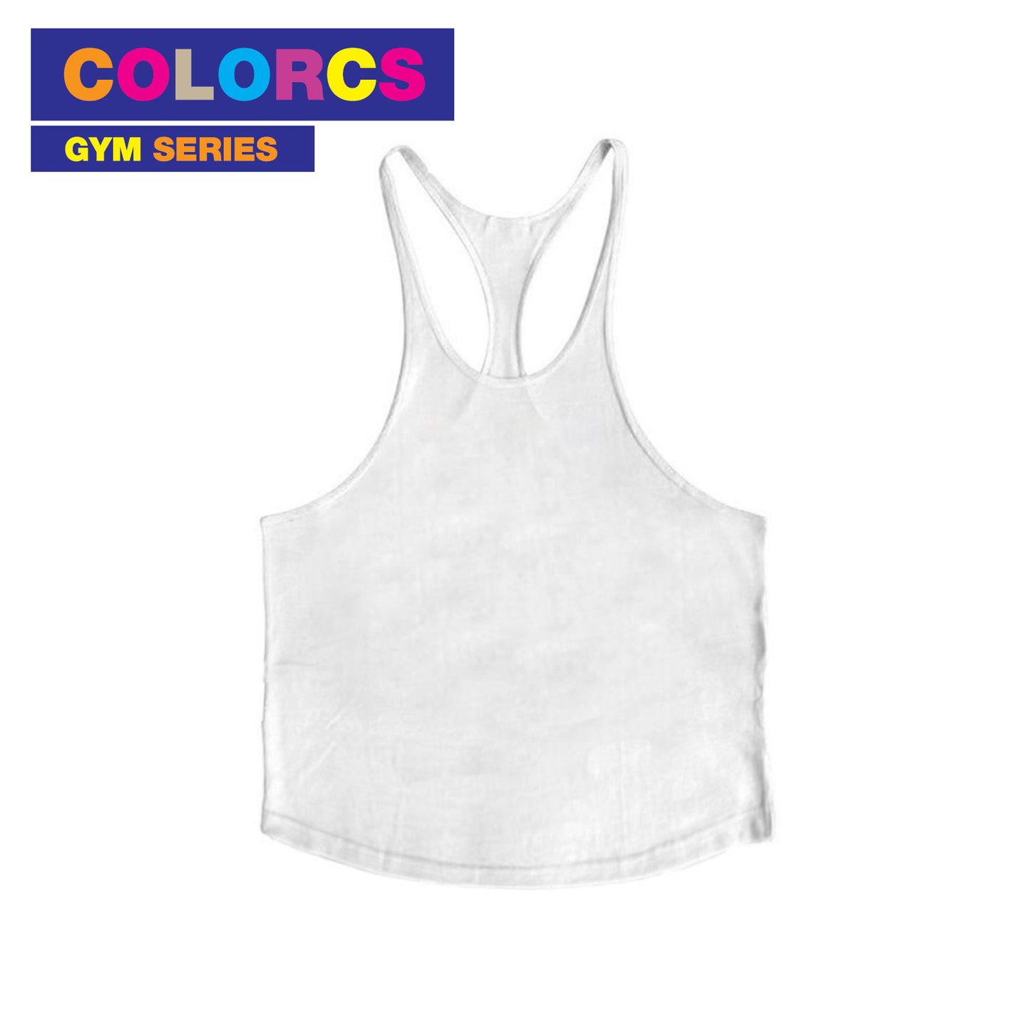 Colorcs [Ready Stocks] Gym Series Fitness Sexy Man Singlet in Plaint Color Tank Top 健身系列男士性感背心纯色
