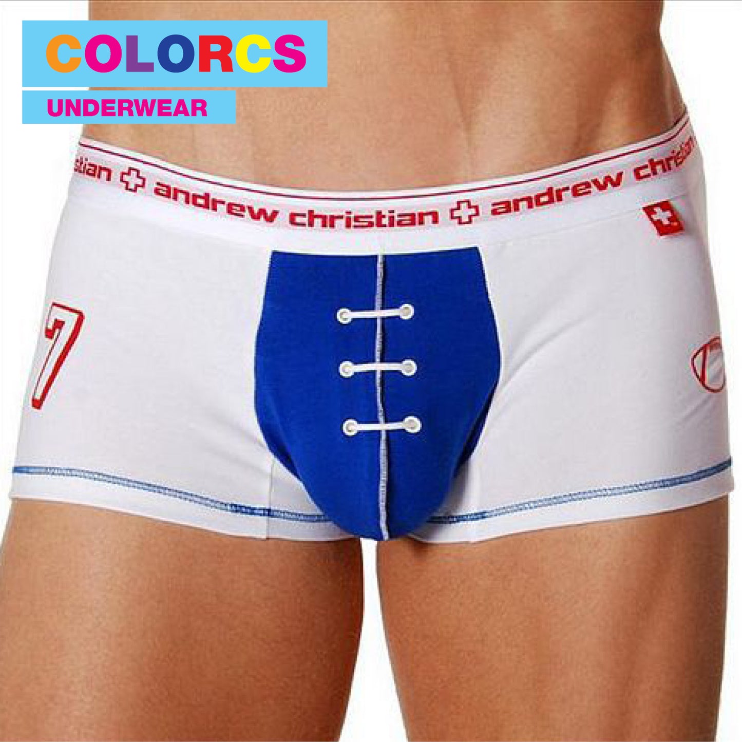Colorcs [Ready Stock] [Size M-XL] Andrew Christian Soccer / Baseball Player Design Style Boxer