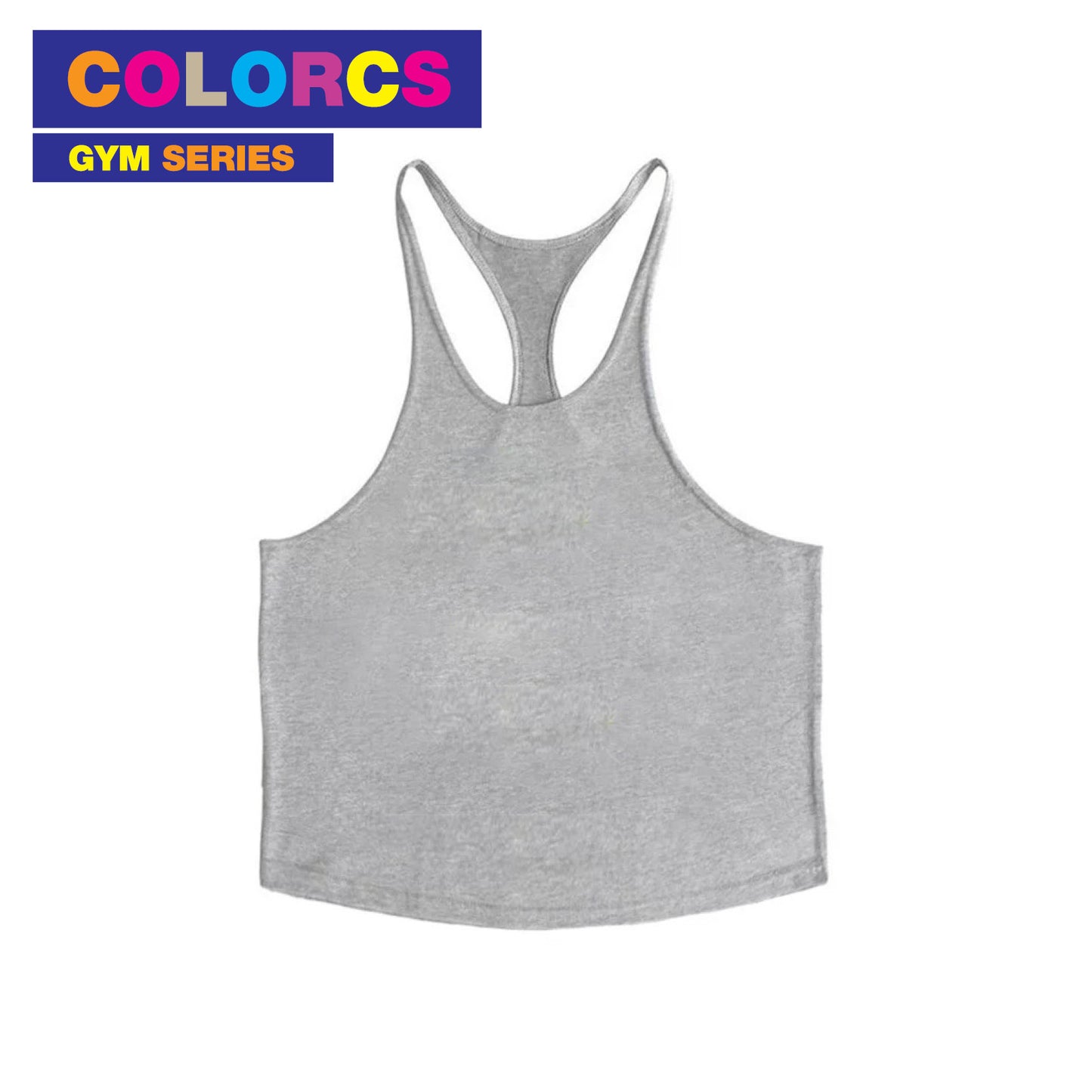 Colorcs [Ready Stocks] Gym Series Fitness Sexy Man Singlet in Plaint Color Tank Top 健身系列男士性感背心纯色