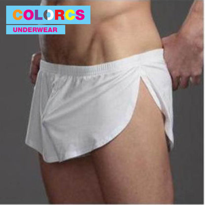 Colorcs [Ready Stock]  Manly Apollo Comfy Short Plain Classic Tarzan Design in 4 Colors  阿波羅開遍泰山透風内褲短褲