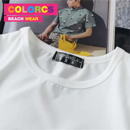 Colorcs [Ready Stocks] Unlimited Printed Fashion Summer Beach Limited Singlet Easy-to-Wear Series