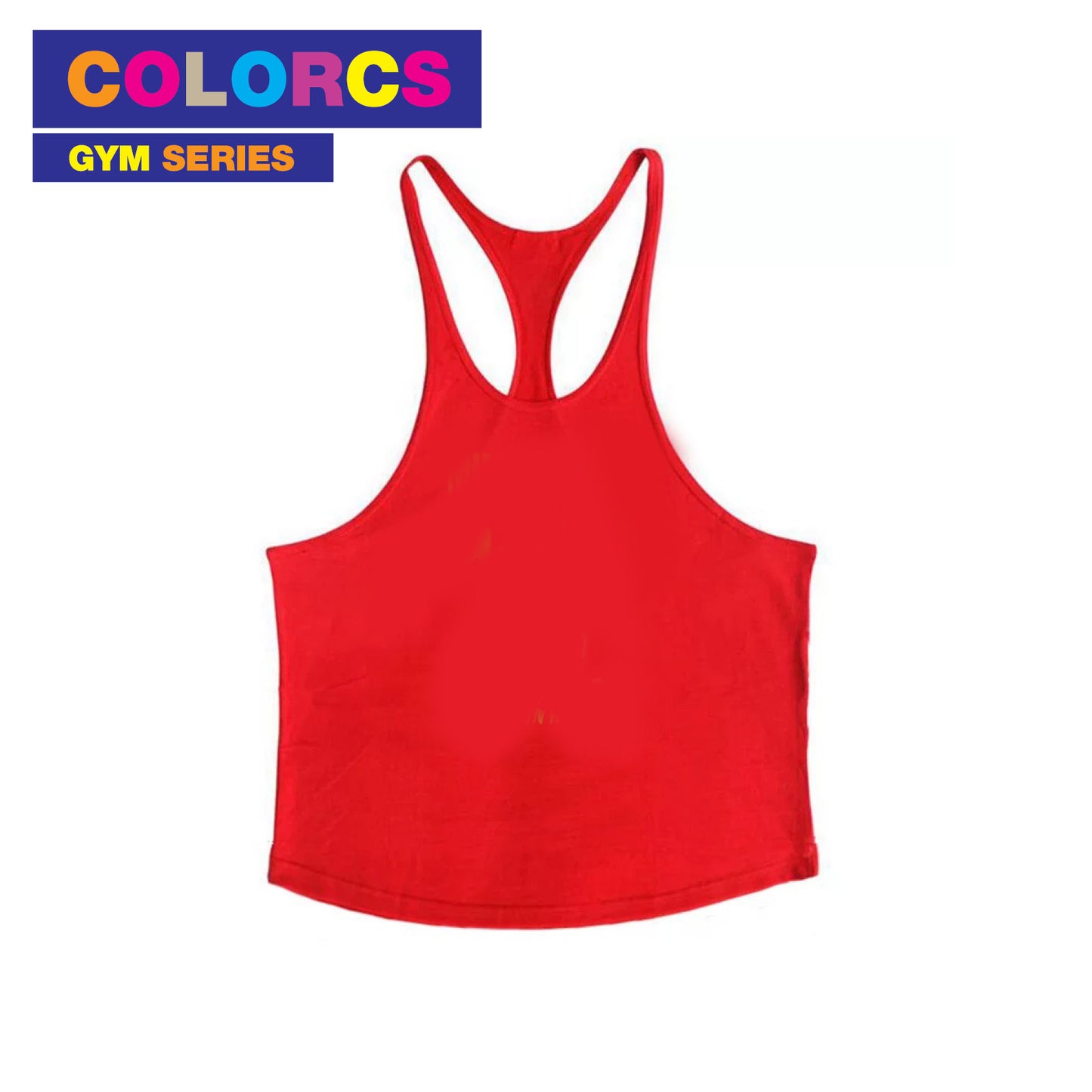 Colorcs [Ready Stocks] Gym Series Fitness Sexy Man Singlet in Plaint Color Tank Top 健身系列男士性感背心纯色