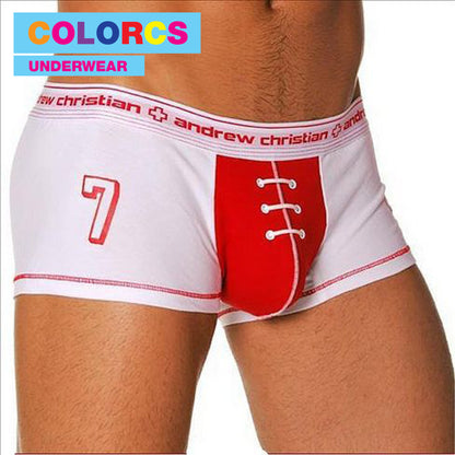 Colorcs [Ready Stock] [Size M-XL] Andrew Christian Soccer / Baseball Player Design Style Boxer