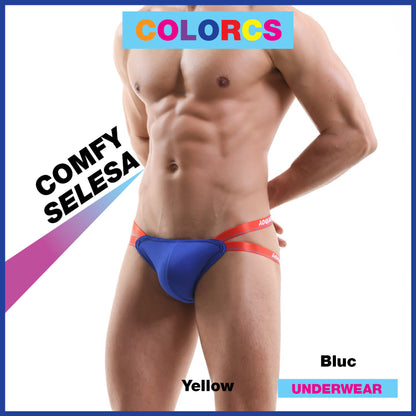 Colorcs [Ready Stock] Super Sexy Special Design Jockstrap | Jockstrap Lelaki Rekaan Bergaya Super Seksi | 超性感設計雙帶内褲