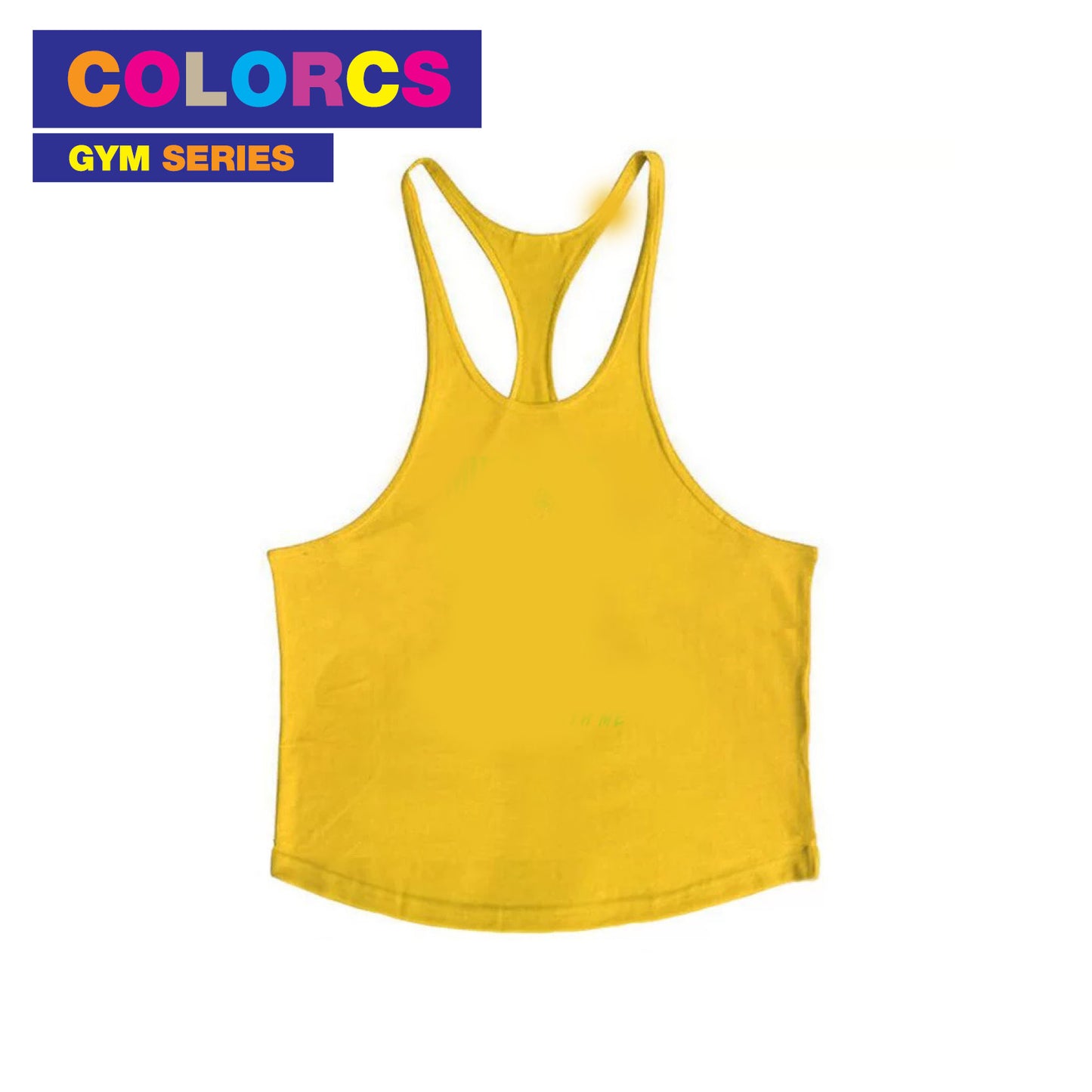 Colorcs [Ready Stocks] Gym Series Fitness Sexy Man Singlet in Plaint Color Tank Top 健身系列男士性感背心纯色
