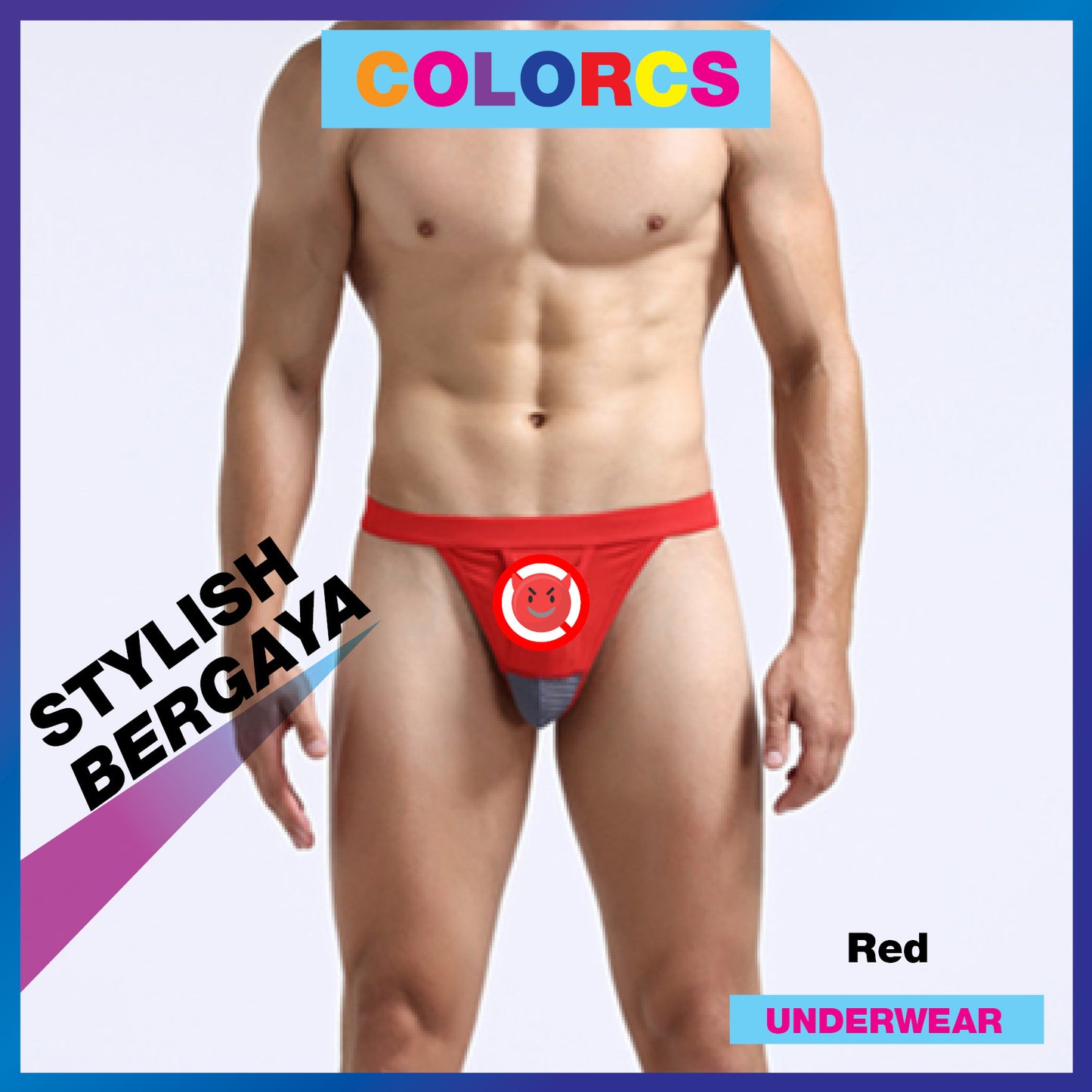 Colorcs [Ready Stock] Super Sexy Special Design G-String | Jockstrap Lelaki Rekaan Bergaya Super Seksi G-String | 超性感設計G-String内褲