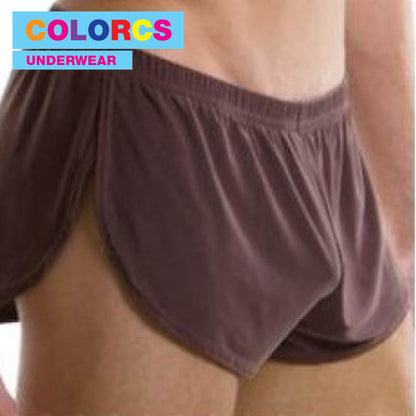 Colorcs [Ready Stock]  Manly Apollo Comfy Short Plain Classic Tarzan Design in 4 Colors  阿波羅開遍泰山透風内褲短褲