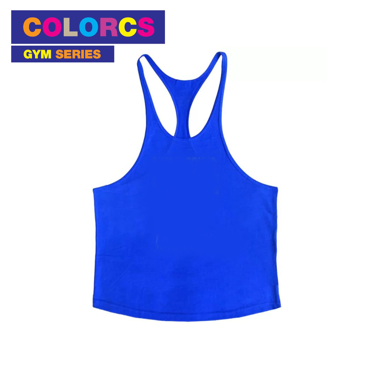 Colorcs [Ready Stocks] Gym Series Fitness Sexy Man Singlet in Plaint Color Tank Top 健身系列男士性感背心纯色