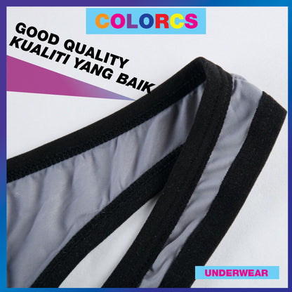 Colorcs [Ready Stocks] Elephant Head Special Design Cutting Ice Silk Comfy Material Underwear Seluar Dalam Reka Bentuk Khas Kepala Gajah, Potongan Sutera Ais yang Selesa 大象頭特別設計剪裁冰絲舒適材質內褲