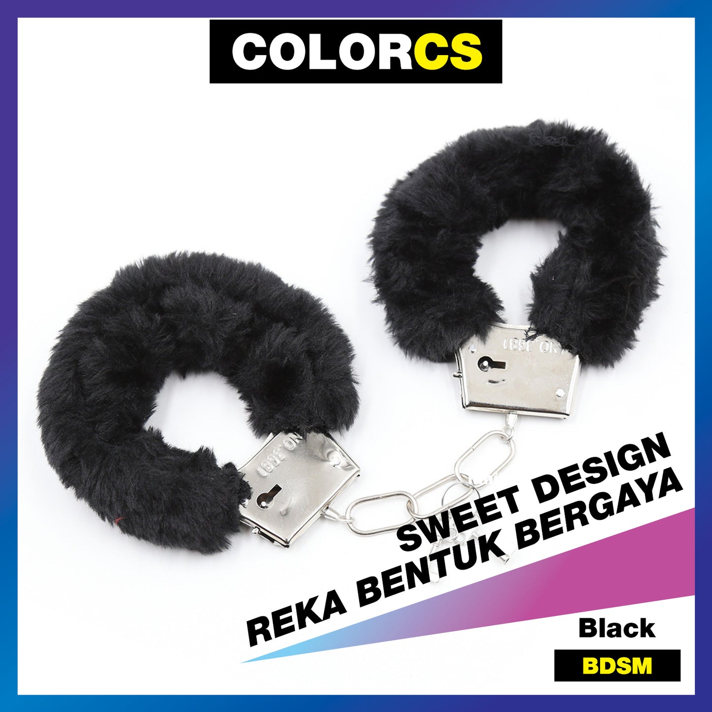 Colorcs [Rady Stocks] BDSM Beginner Premium Set 3-in-1 Set Eyeshade handcuff Feather/ 3in1 set Bulu gari penutup mata / 眼罩手铐羽毛套装