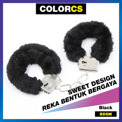 Colorcs [Rady Stocks] BDSM Beginner Premium Set 3-in-1 Set Eyeshade handcuff Feather/ 3in1 set Bulu gari penutup mata / 眼罩手铐羽毛套装