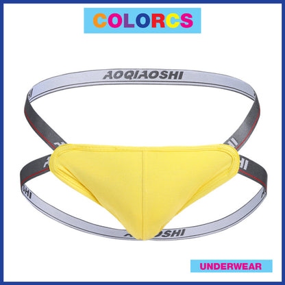 Colorcs [Ready Stock] Super Sexy Special Design Jockstrap | Jockstrap Lelaki Rekaan Bergaya Super Seksi | 超性感設計雙帶内褲