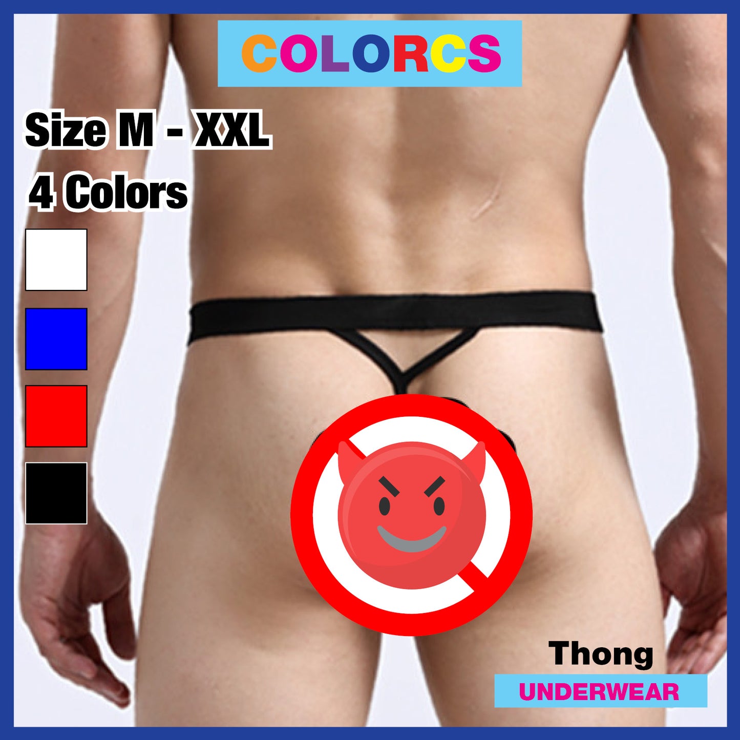 Colorcs [Ready Stock] Super Sexy Special Design G-String | Jockstrap Lelaki Rekaan Bergaya Super Seksi G-String | 超性感設計G-String内褲