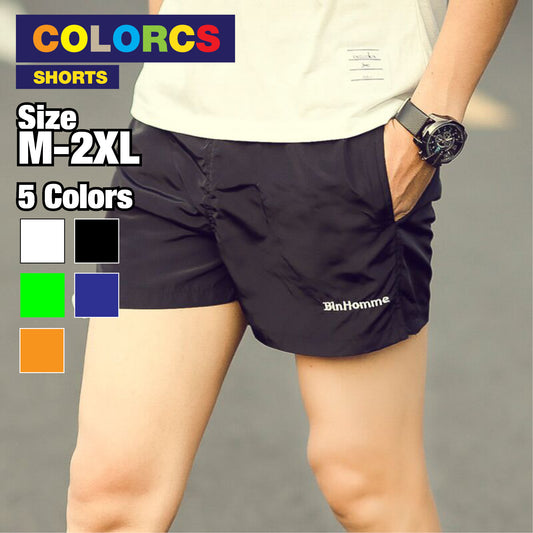 Colorcs [Ready Stocks] [Size M-2XL] Jogging Pant Beach Shorts Gym Shorts Easy Wear Solid Color | Seluar Jogging Pantai Seluar Pendek Dipakai Warna polos| 跑步褲 海灘短褲 健身短褲 簡單穿著 純色