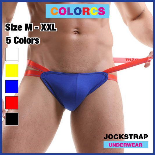 Colorcs [Ready Stock] Super Sexy Special Design Jockstrap | Jockstrap Lelaki Rekaan Bergaya Super Seksi | 超性感設計雙帶内褲